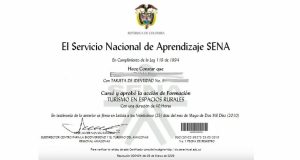 Cursos y certificado SENA
